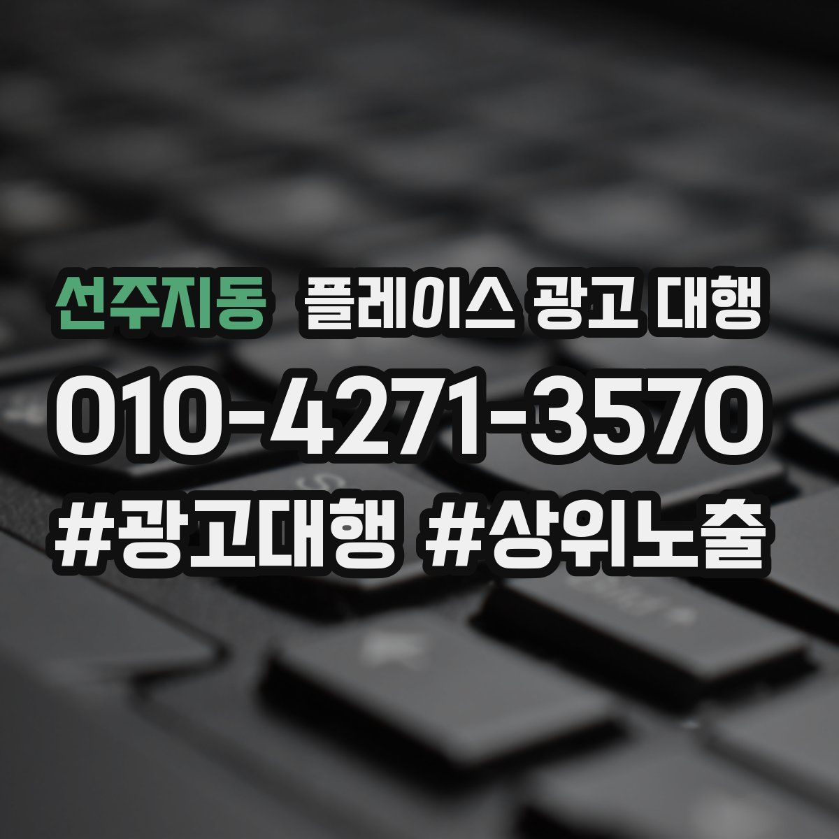 선주지동 플레이스 광고 대행
