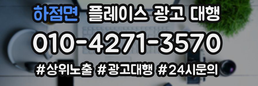 하점면 플레이스 광고 대행