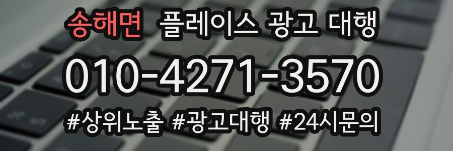 송해면 플레이스 광고 대행