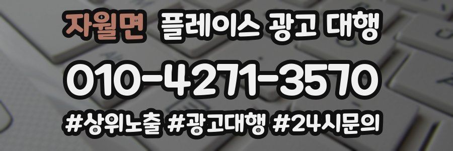 자월면 플레이스 광고 대행