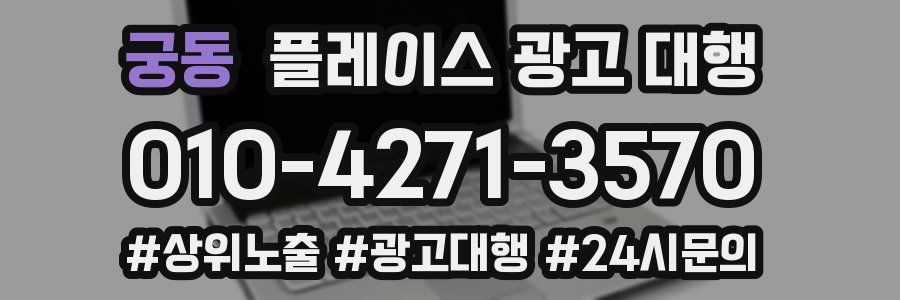 궁동 플레이스 광고 대행