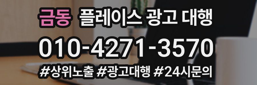 금동 플레이스 광고 대행