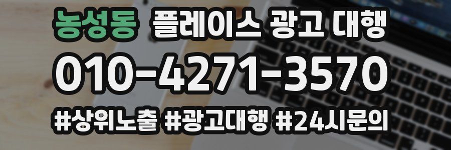 농성동 플레이스 광고 대행