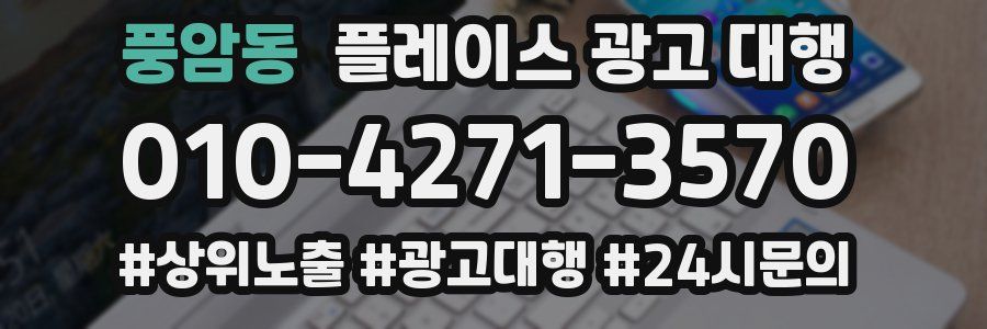 풍암동 플레이스 광고 대행