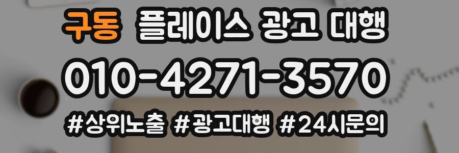 구동 플레이스 광고 대행