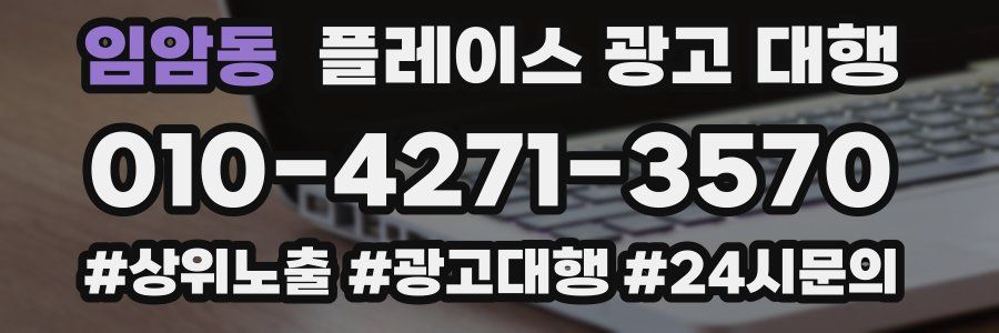 임암동 플레이스 광고 대행