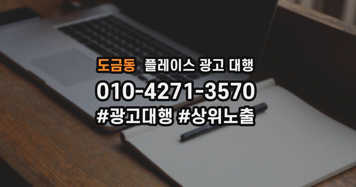 도금동 플레이스 광고 대행