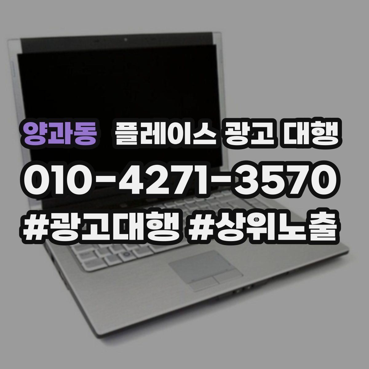 양과동 플레이스 광고 대행
