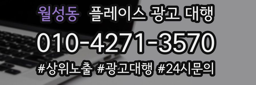 월성동 플레이스 광고 대행