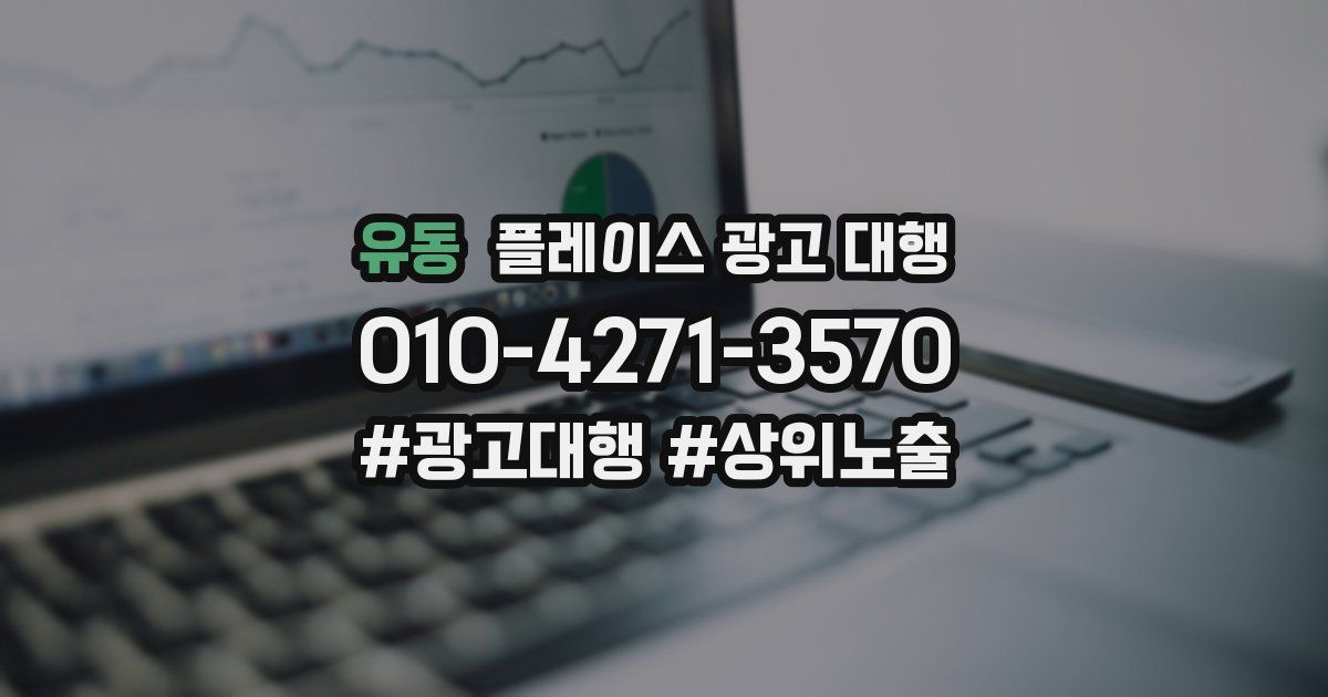 유동 플레이스 광고 대행
