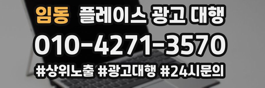 임동 플레이스 광고 대행