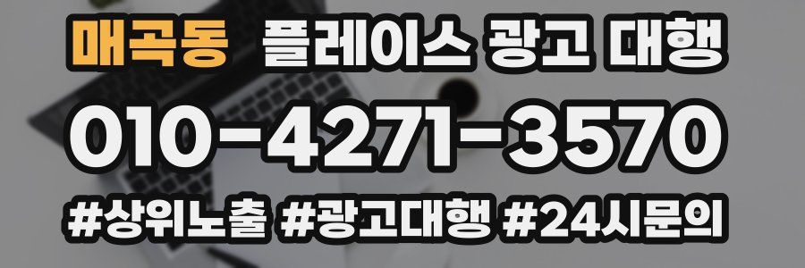 매곡동 플레이스 광고 대행