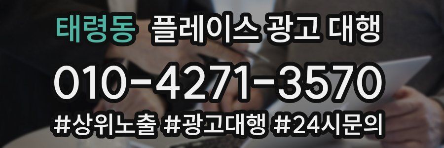 태령동 플레이스 광고 대행