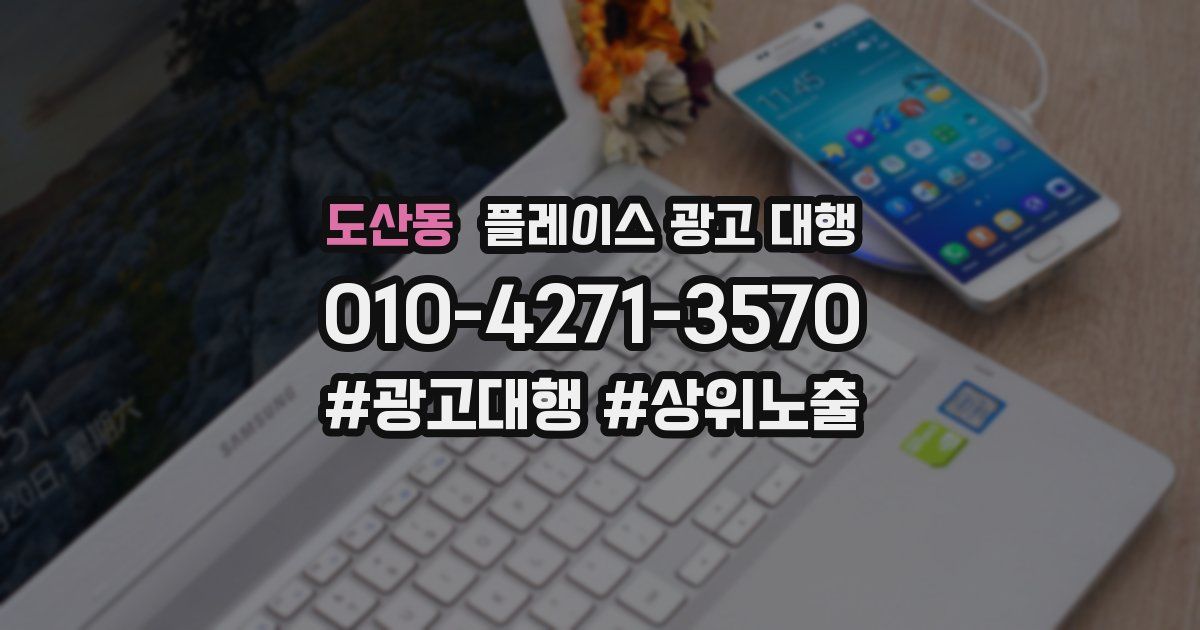 도산동 플레이스 광고 대행