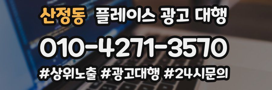 산정동 플레이스 광고 대행