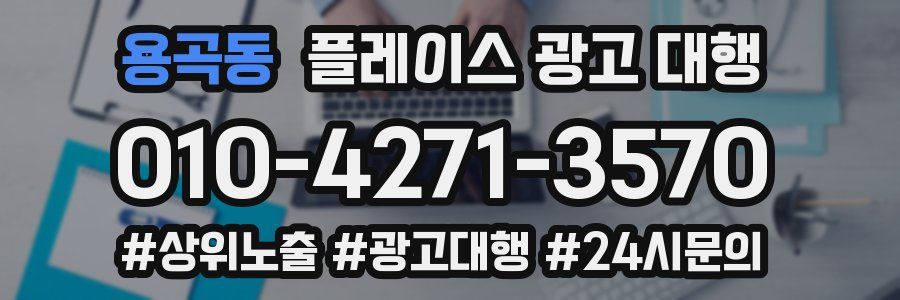 용곡동 플레이스 광고 대행