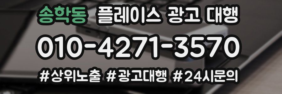 송학동 플레이스 광고 대행