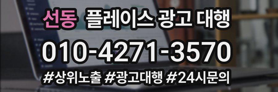 선동 플레이스 광고 대행