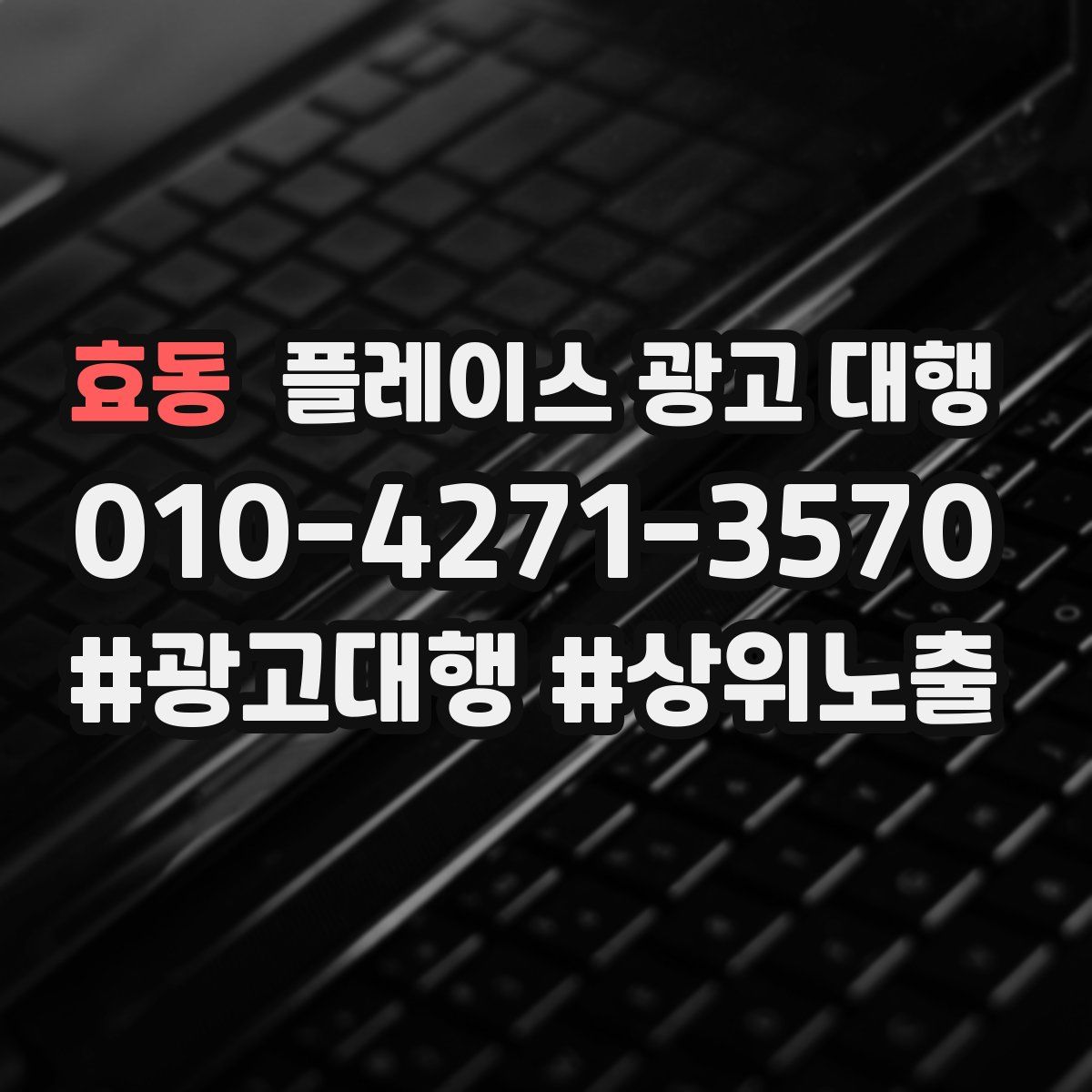 효동 플레이스 광고 대행