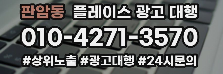 판암동 플레이스 광고 대행