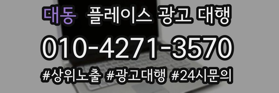 대동 플레이스 광고 대행