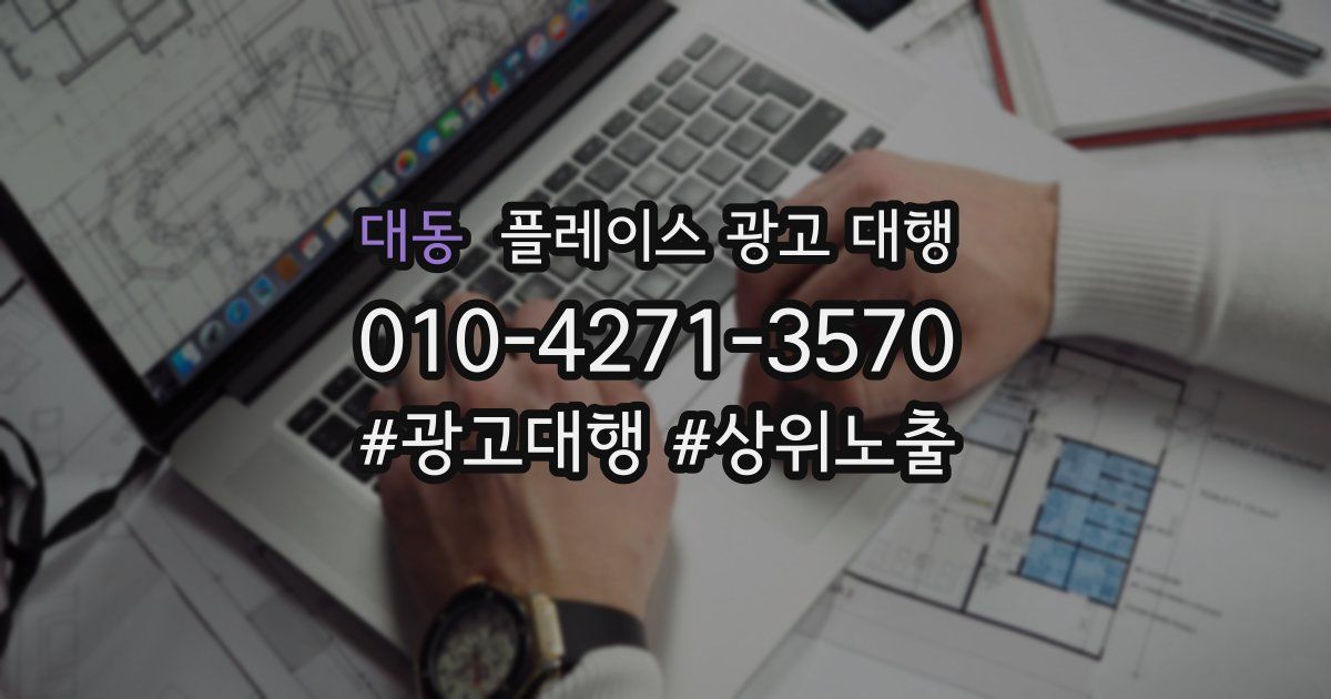 대동 플레이스 광고 대행