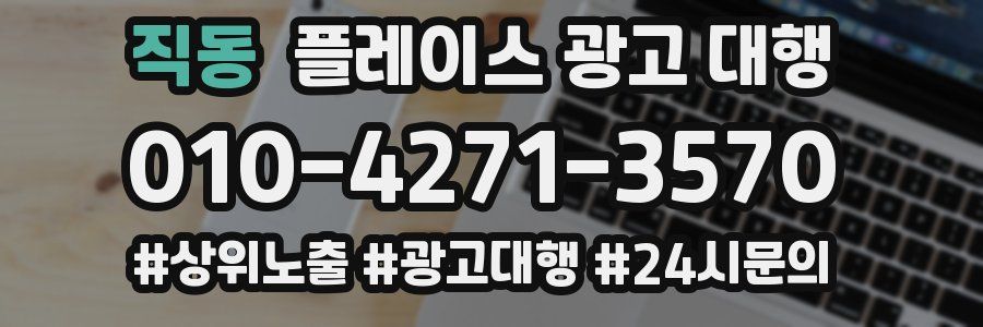 직동 플레이스 광고 대행