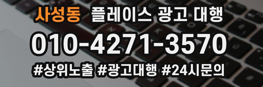 사성동 플레이스 광고 대행
