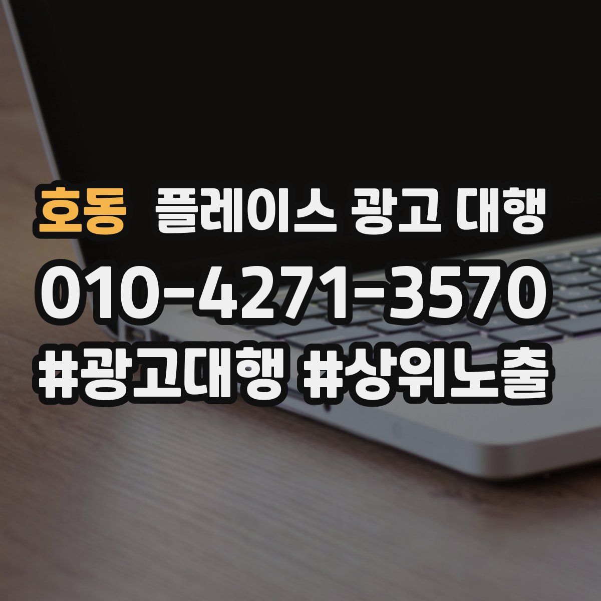 호동 플레이스 광고 대행