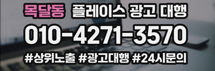 목달동 플레이스 광고 대행