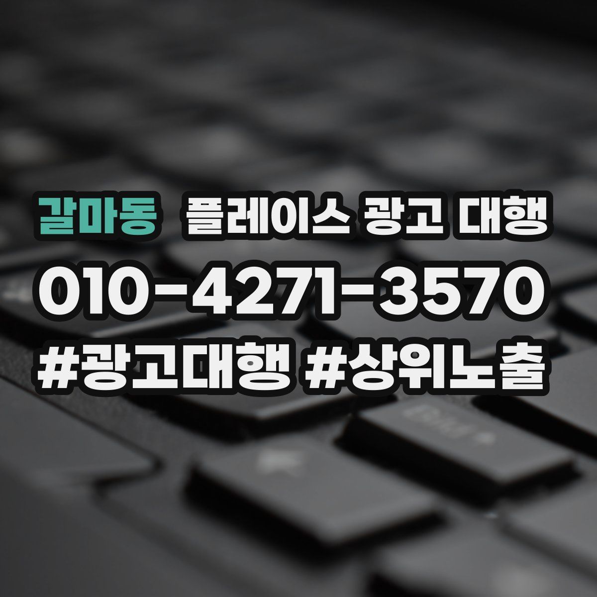 갈마동 플레이스 광고 대행