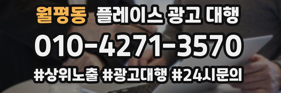 월평동 플레이스 광고 대행