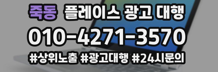 죽동 플레이스 광고 대행