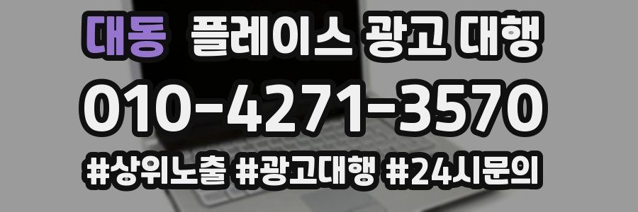 대동 플레이스 광고 대행