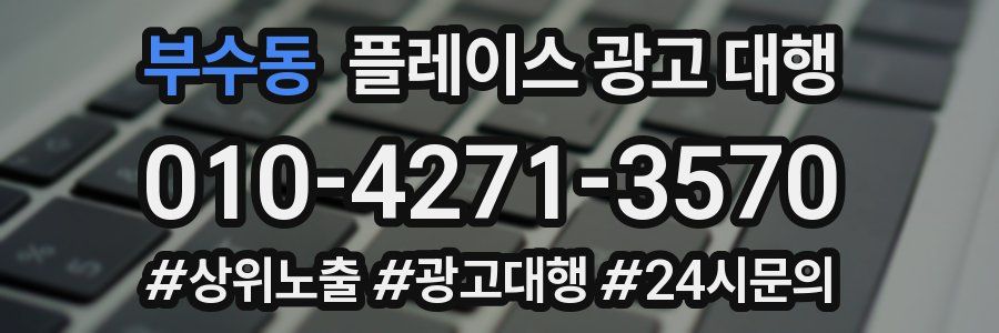 부수동 플레이스 광고 대행