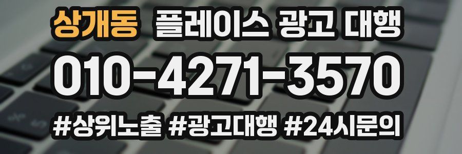상개동 플레이스 광고 대행