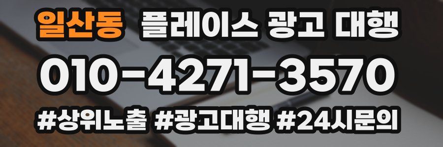 일산동 플레이스 광고 대행