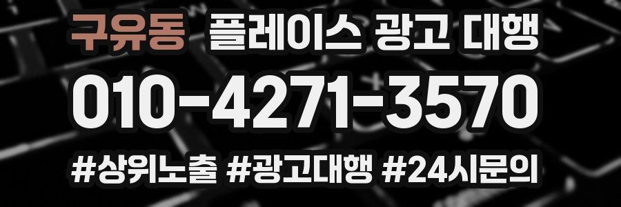 구유동 플레이스 광고 대행