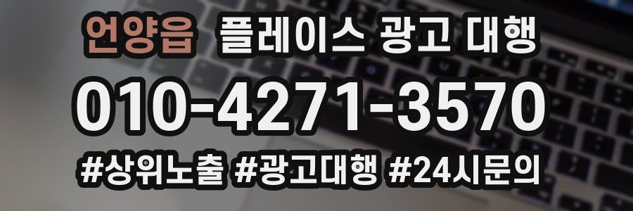 언양읍 플레이스 광고 대행