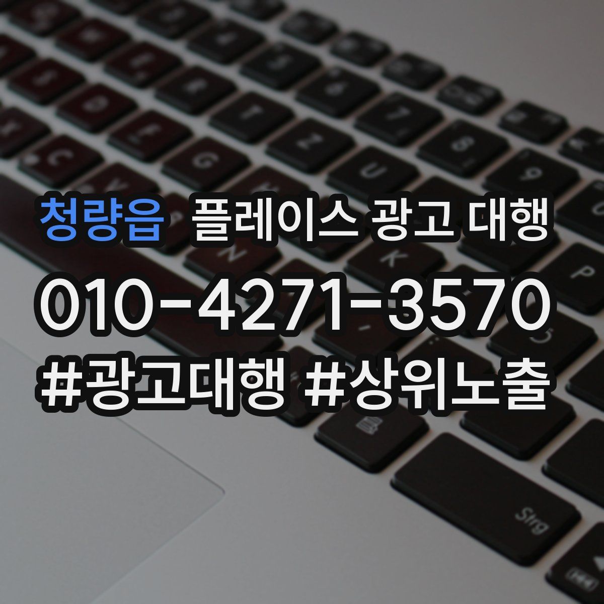 청량읍 플레이스 광고 대행