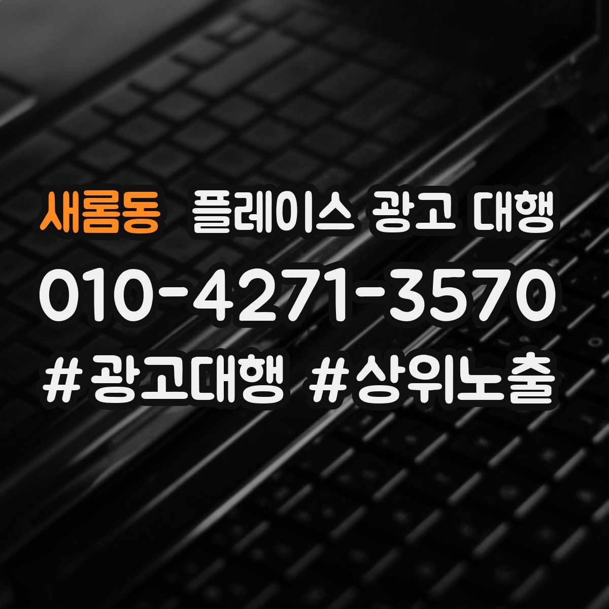 새롬동 플레이스 광고 대행