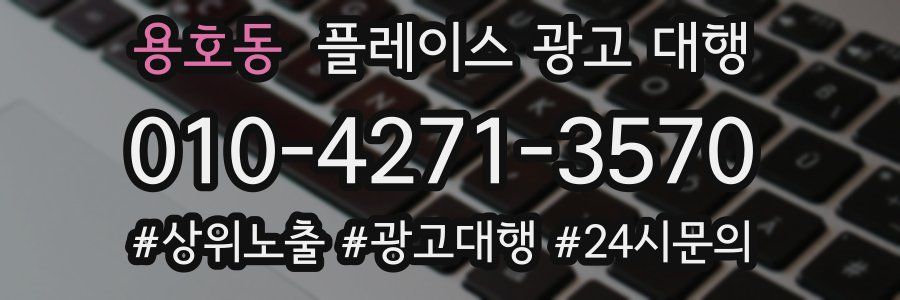 용호동 플레이스 광고 대행