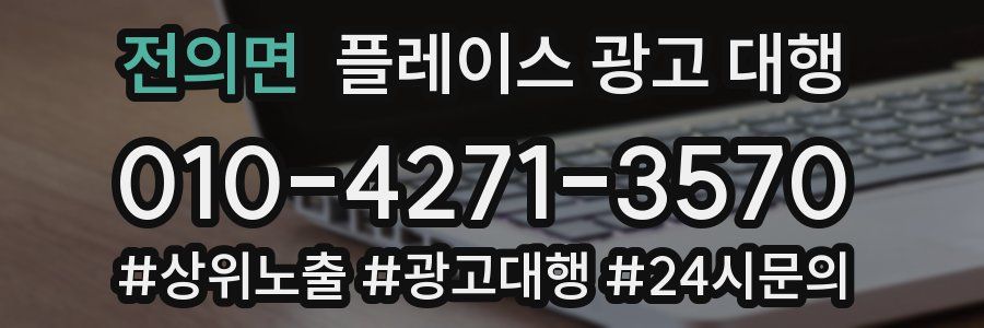 전의면 플레이스 광고 대행
