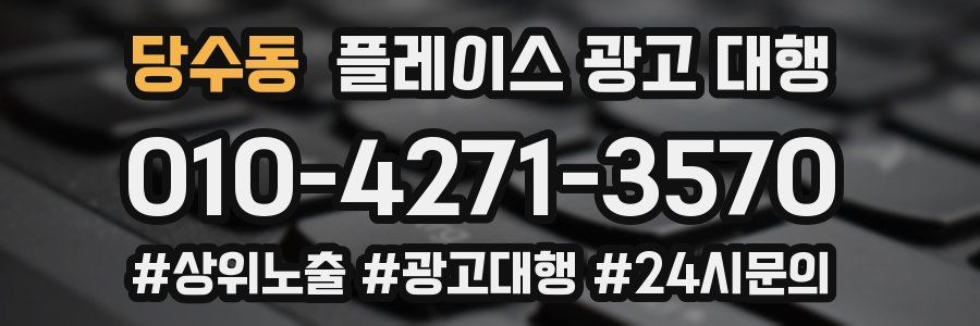 당수동 플레이스 광고 대행