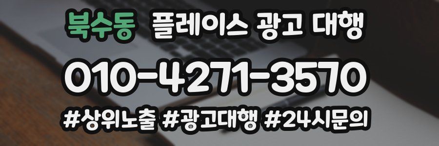 북수동 플레이스 광고 대행
