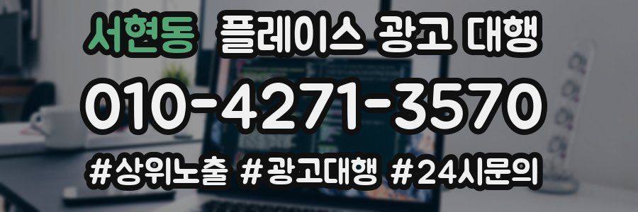 서현동 플레이스 광고 대행