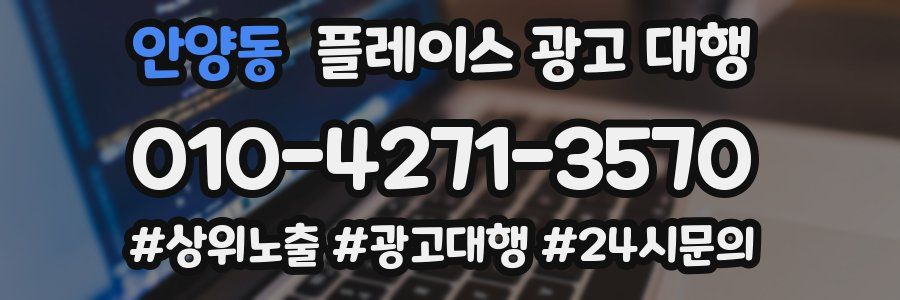 안양동 플레이스 광고 대행