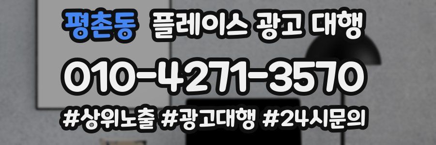 평촌동 플레이스 광고 대행