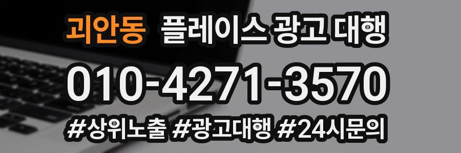 괴안동 플레이스 광고 대행