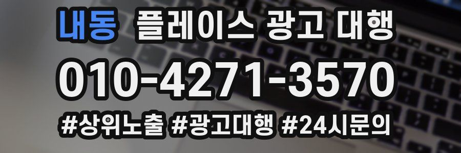 내동 플레이스 광고 대행